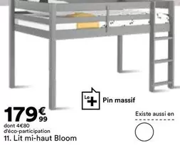 Lit Mi-haut Bloom offre à 179,99€ sur BUT