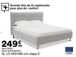 Lit 140x190 Cm Japp 3 offre à 249,99€ sur BUT