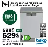 Beko - Lave-vaisselle offre à 529,99€ sur BUT