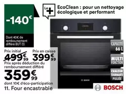 Bosch - Four Encastrable offre à 399,99€ sur BUT