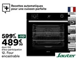 Sauter - Four Encastrable offre à 489,99€ sur BUT