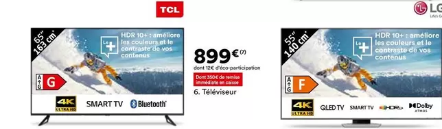 TCL - Téléviseur 43" 4k Qled Téléviseur