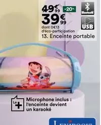 Microphone : L'enceinte Devient Un Karaoké