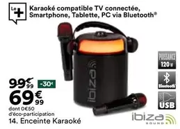 Ibiza - Enceinte Karaoké