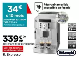 DeLonghi : Réservoir Amovible Accessible En Façade - Praticité et Confort