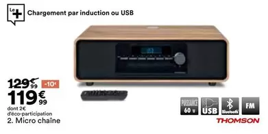 Thomson - Chargement Para Induction Ou Usb