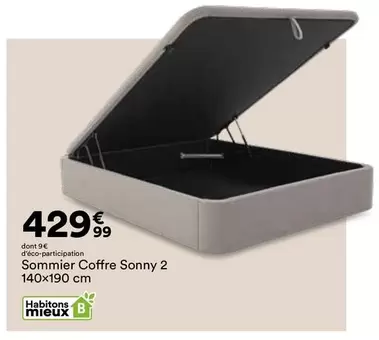 Sommier Coffre Sonny 2 140x190 Cm