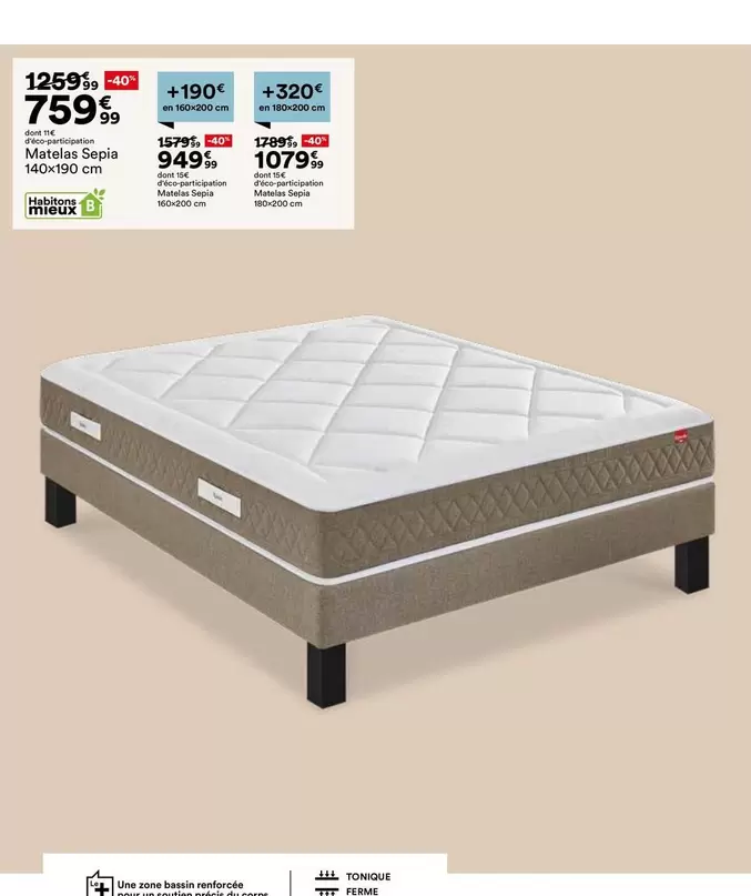 Matelas Sepia