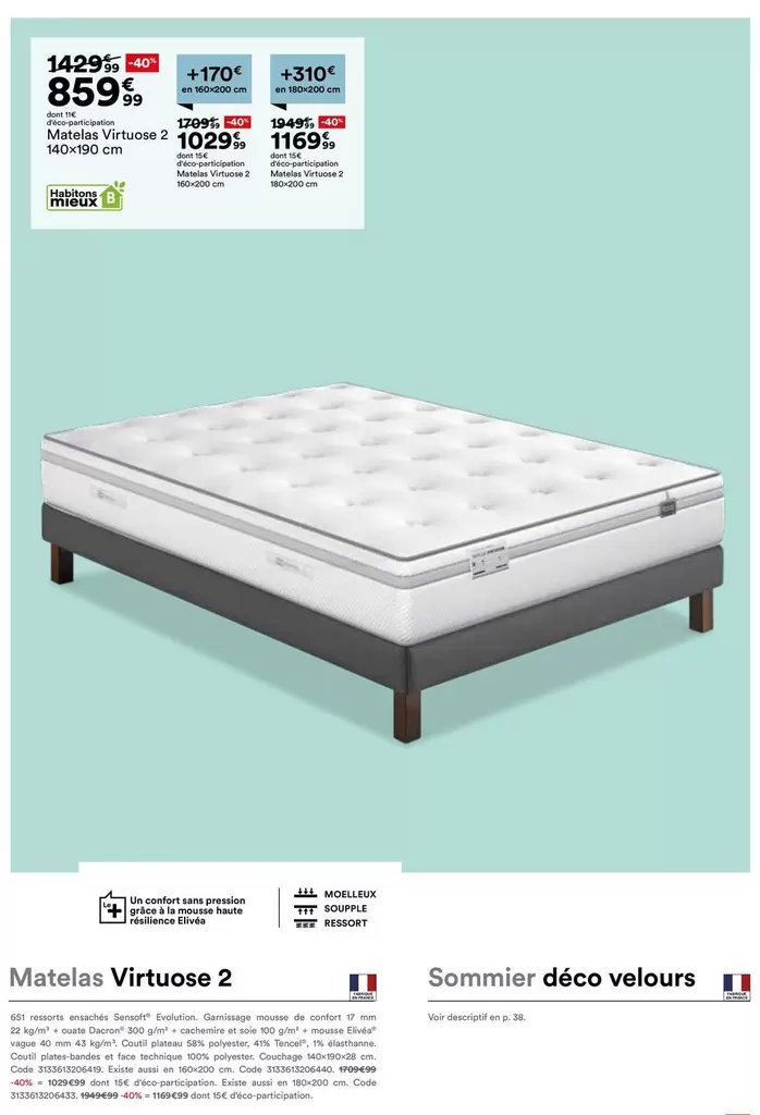 Matelas Virtuose 2