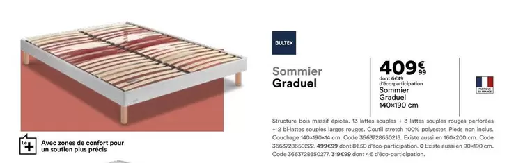 Bultex - Sommier Graduel