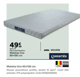 Matelas Uno 90x190 Cm