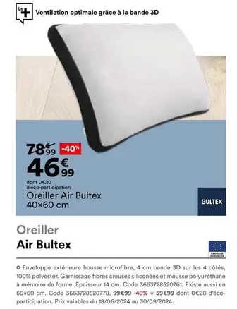 Bultex - Oreiller Air