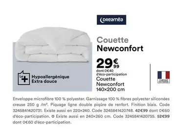 Couette Newconfort 140x200 Cm