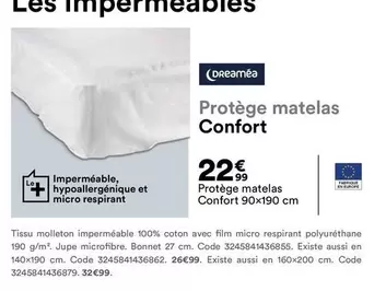 Protège Matelas Confort