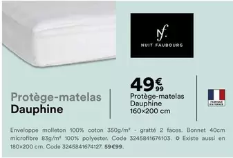 Protège-matelas Dauphine