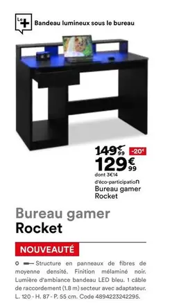 Bureau Gamer Rocket