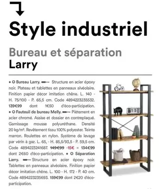 Bureau Et Séparation Larry