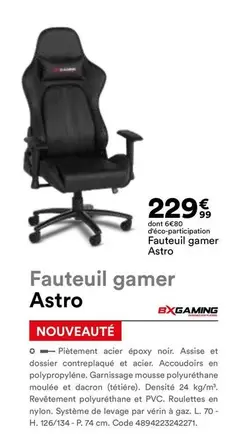 Fauteuil Gamer Astro