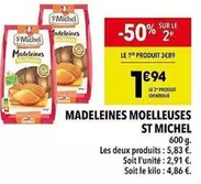 St michel - Madeleines Moelleuses offre à 3,89€ sur Supeco