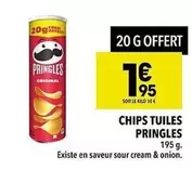 Pringles - Chips Tuiles offre à 1,95€ sur Supeco