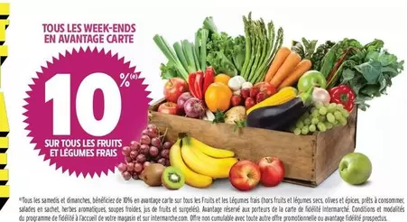 TOUS - Sur Tous Les Fruits Et Légumes Frais offre sur Intermarché Express