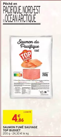 Top Budget - Saumon Fumé Sauvage offre à 4,86€ sur Intermarché Express