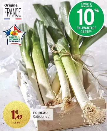 Poireau offre à 1,49€ sur Intermarché Express