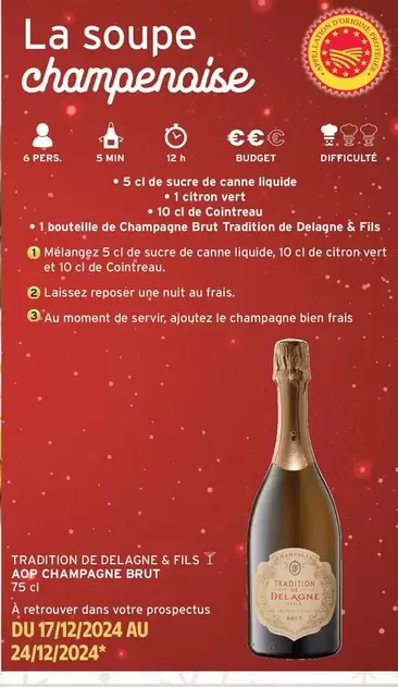 Brut - La Soupe Champenaise offre sur Intermarché Express