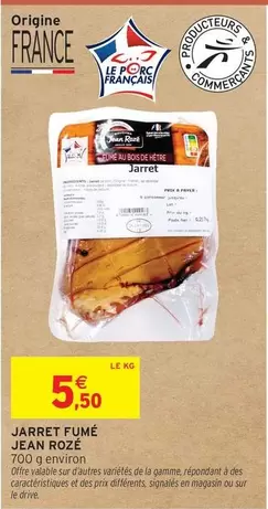 Signal - Jarret Fumé offre à 5,5€ sur Intermarché Contact