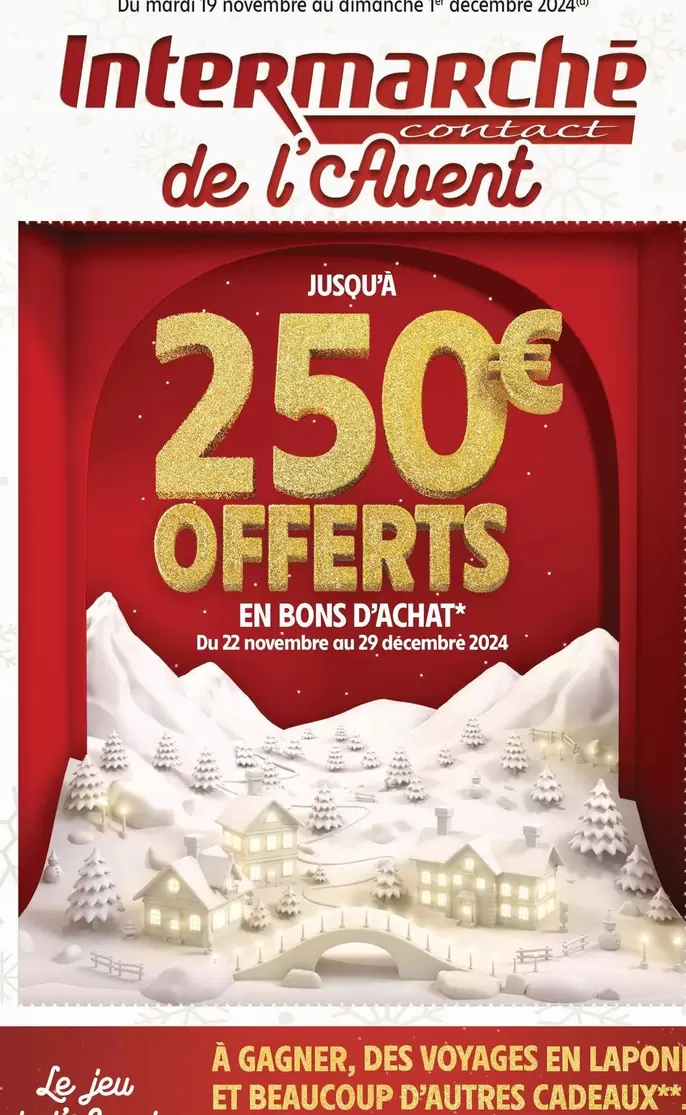 En Bons D'Achat offre sur Intermarché Contact