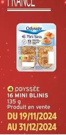 Odyssée - 16 Mini Blinis offre sur Intermarché Contact