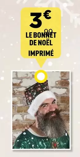 Le Bonnet De Noel Imprimé