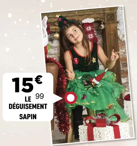 Déguisement Sapin