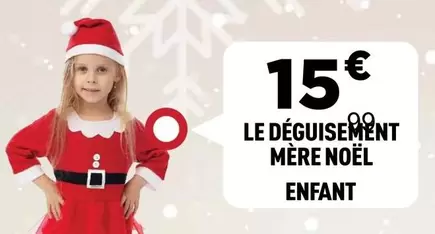 Le Déguisement Mère Noël Enfant