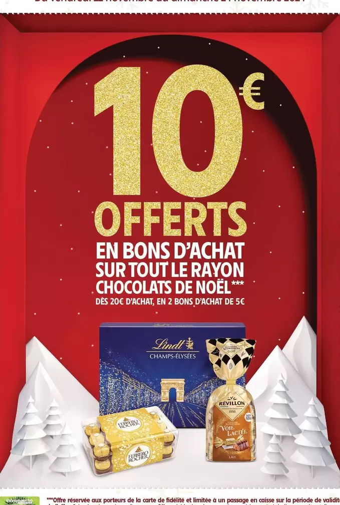 Ferrero - Sur Tout Le Rayon Chocolats De Noel