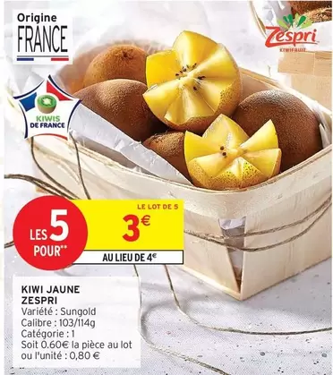 Zespri - Kiwi Jaune