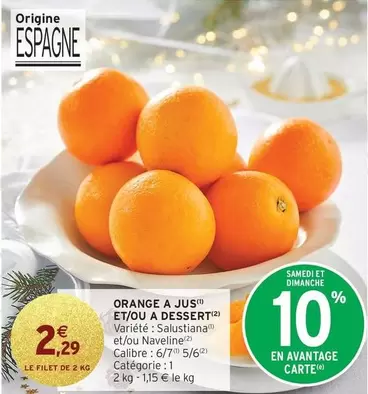 Orange -  A Jus Et/ou A Dessert