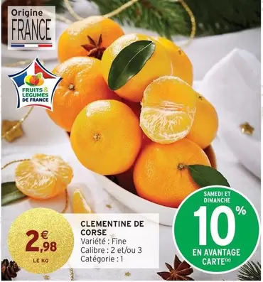 Clementine De Corse