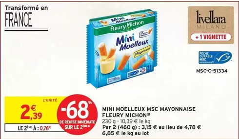 Fleury Michon - Mini Moelleux Msc Mayonnaise