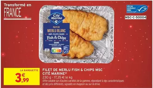 Signal - Filet De Merlu Fish & Chips Msc