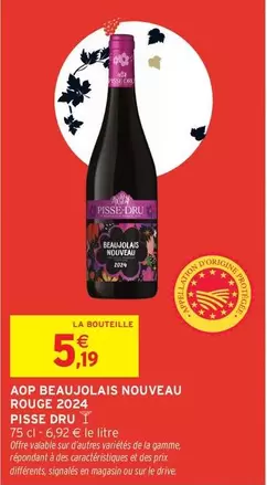 Signal - Aop Beaujolais Nouveau Rouge 2024