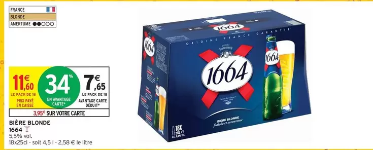 Kronenbourg - Bière Blonde 1664