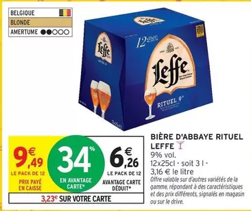 Leffe - Bière D'abbaye Rituel