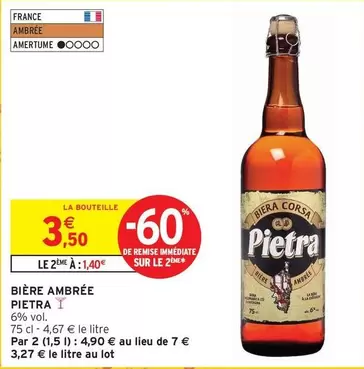 Pietra - Bière Ambrée