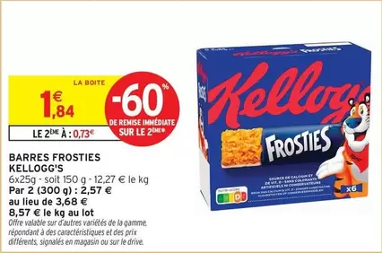 Kellogg's - Barres Frosties