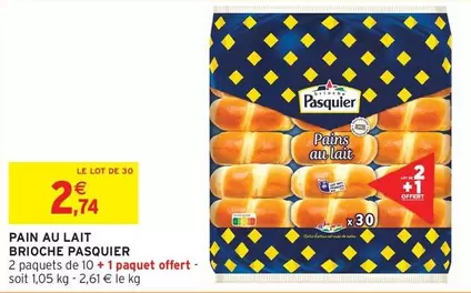 Pasquier - Pain Au Lait Brioche