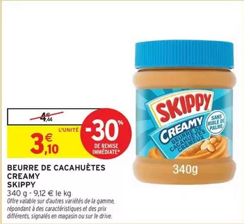 Skippy - Beurre De Cacahuètes Creamy