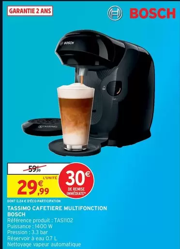 Tassimo -  Cafetière Multifonction