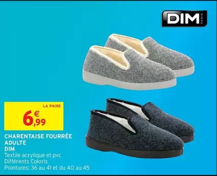 Dim - Charentaise Fourrée Adulte