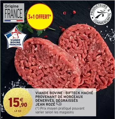 Bifteck Haché Dénervé et Dégraissé - Viande Bovine de Qualité